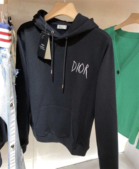 dior sweatshirt red hand writing|Dior men's hoodie.